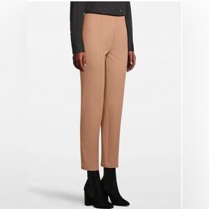 **Hudson North Pull On Tan Smooth Cropped Pants with permanent seam.